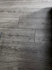 Droplets of his knows what on the floor