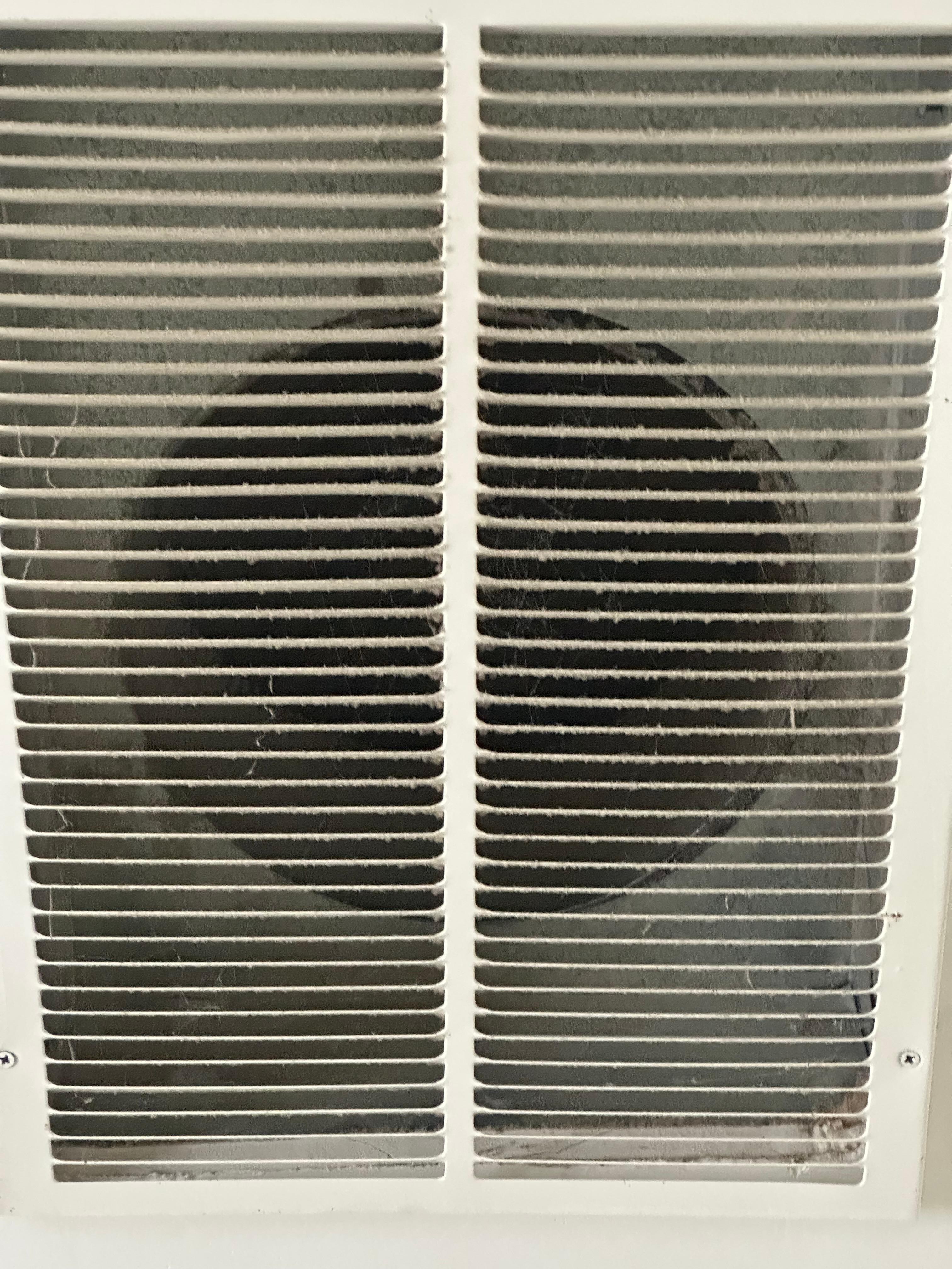 Air vents were very dusty