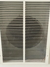 Air vents were very dusty