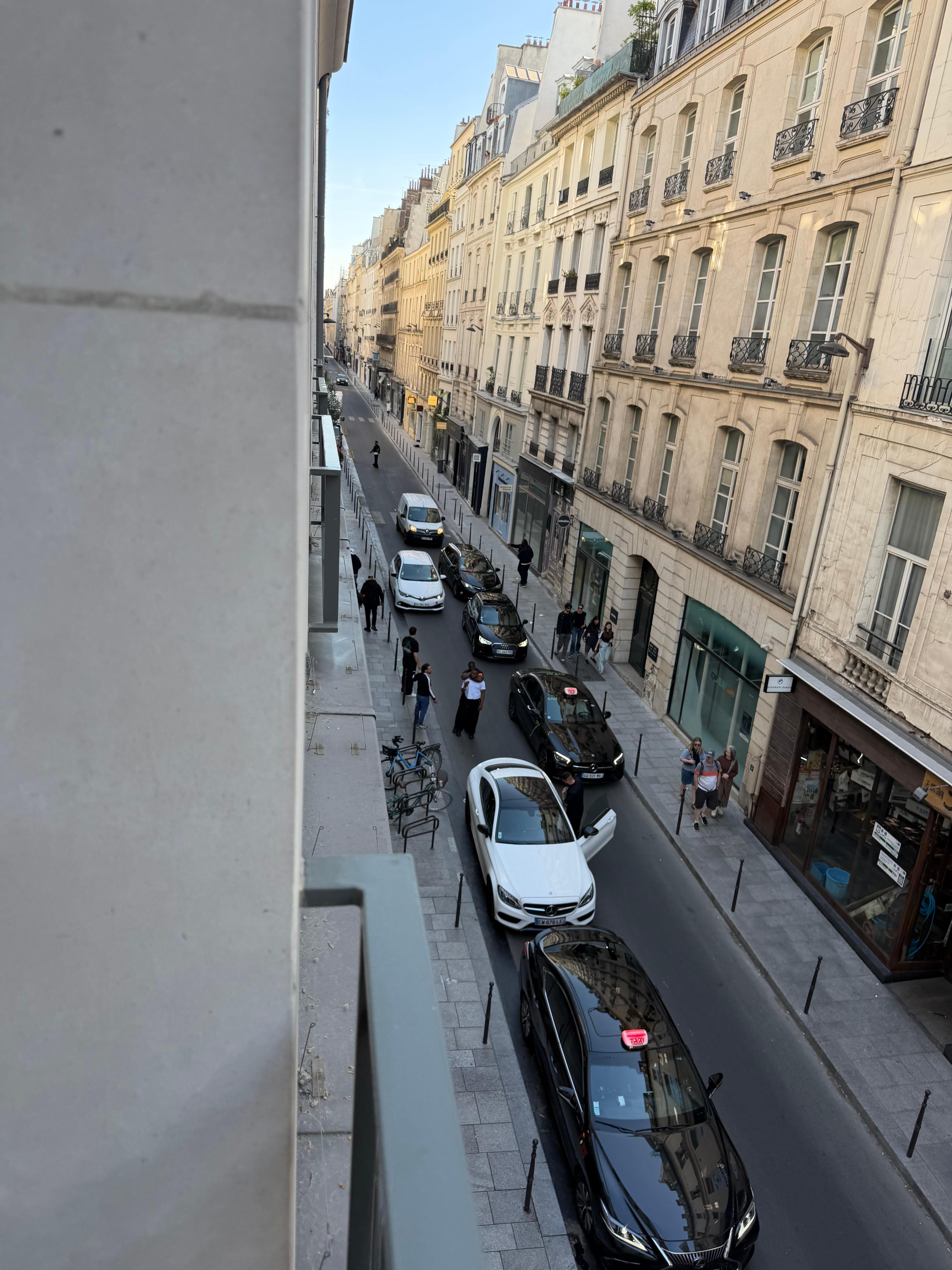 The street out my window.