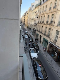 The street out my window.