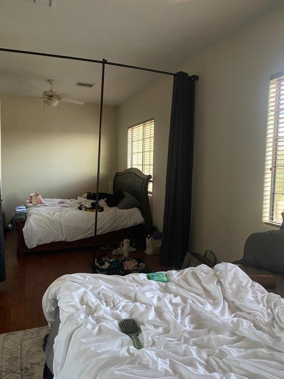 Two of the bedrooms 