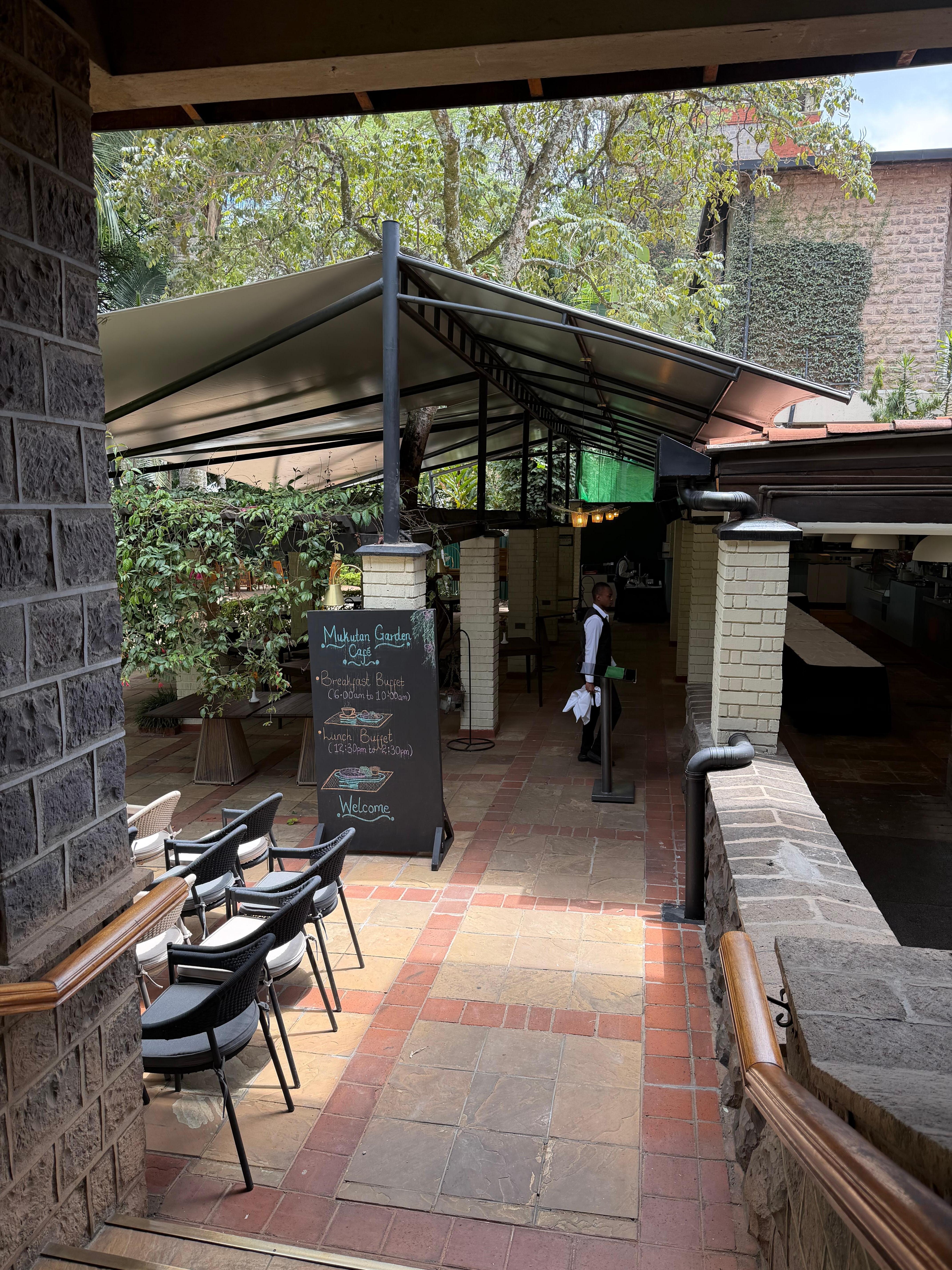 Entrance to breakfast area