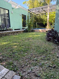 The space between buildings