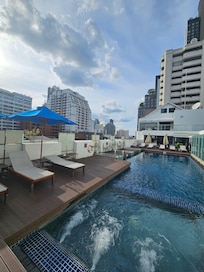 Rooftop pool