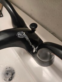 Dirty faucet