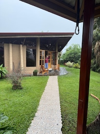 View of the house from the gazebo