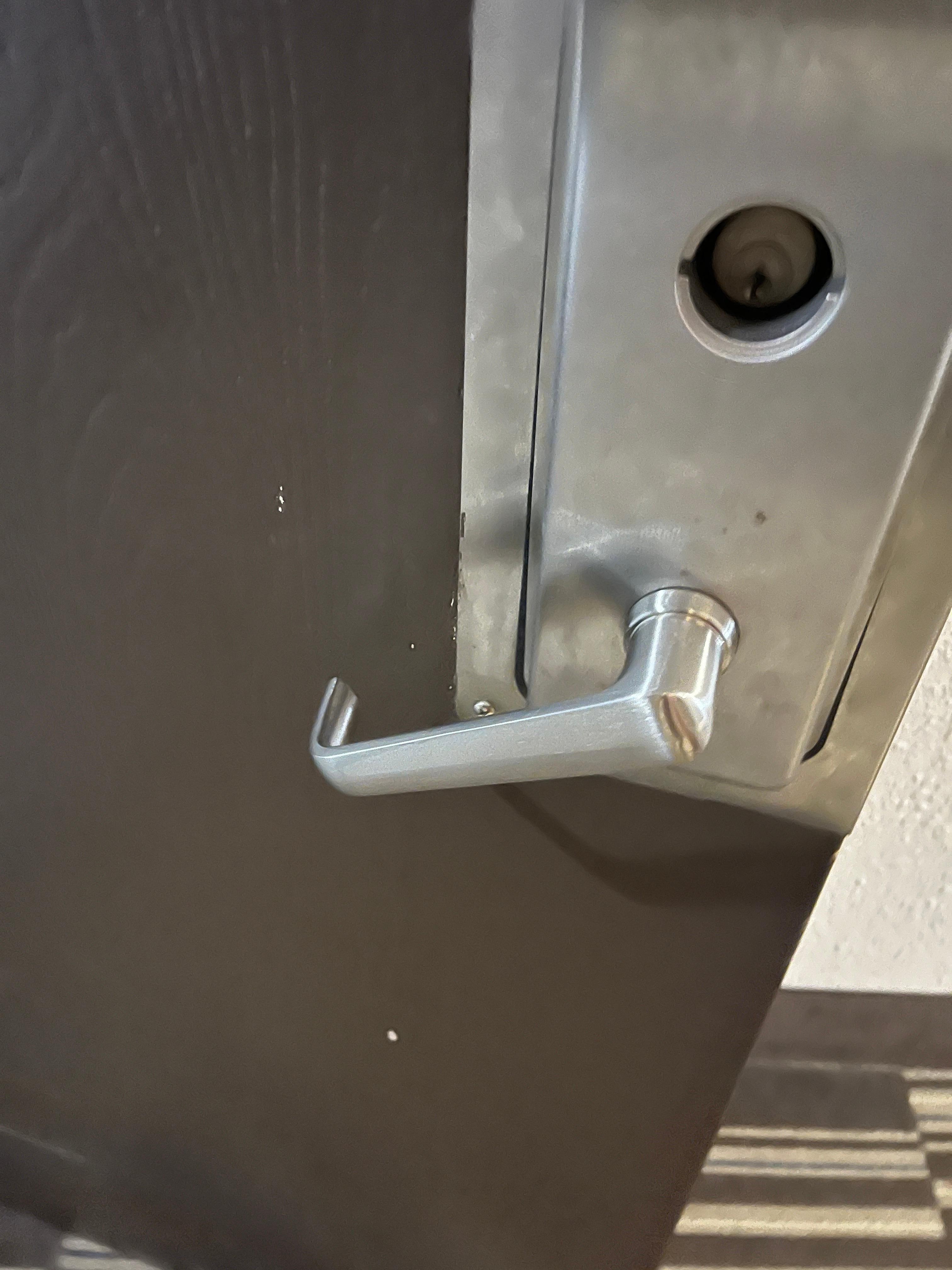 Broken door handle