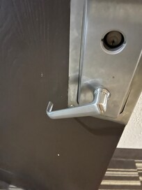 Broken door handle
