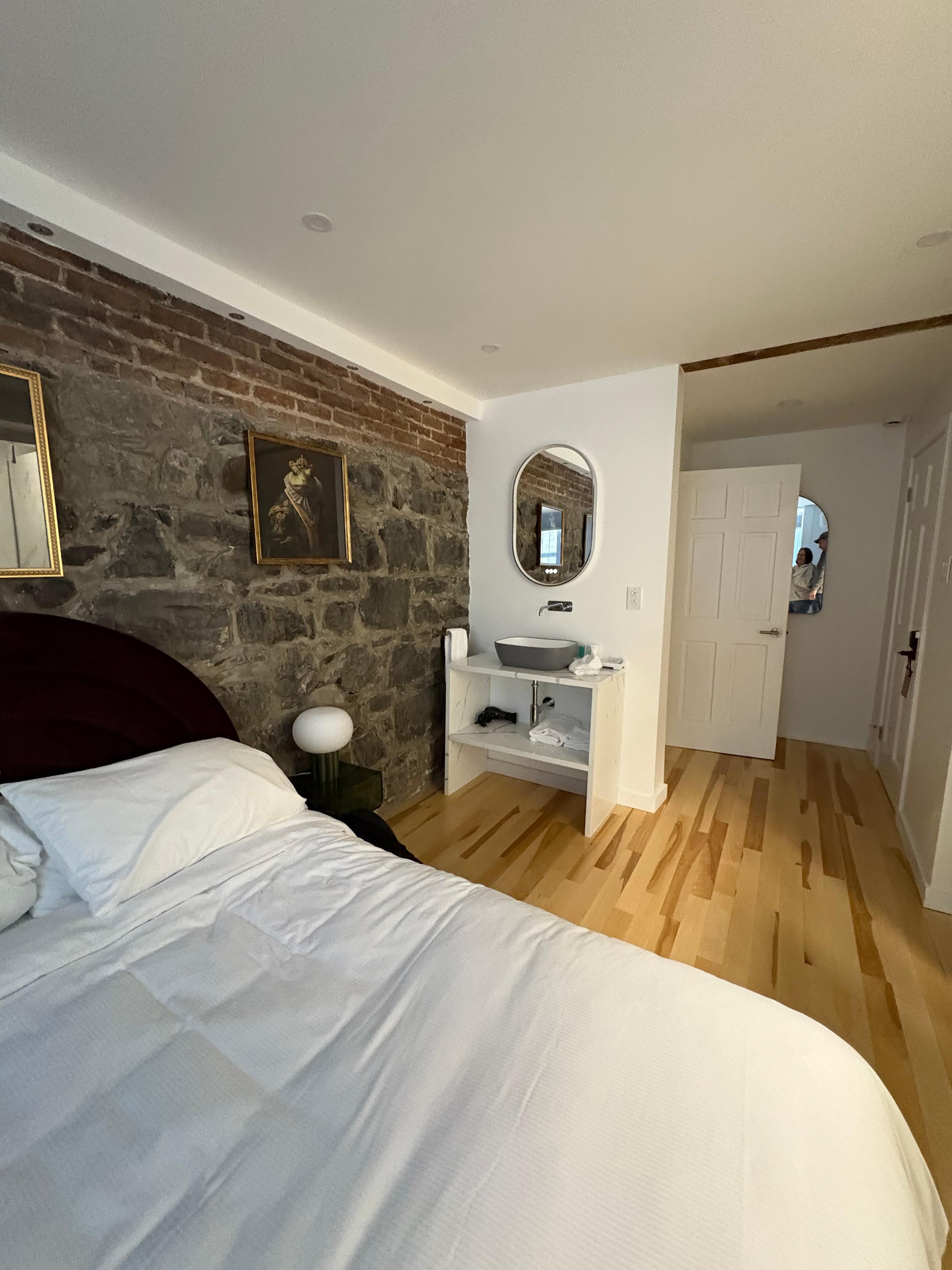 Large closet. In room sink.