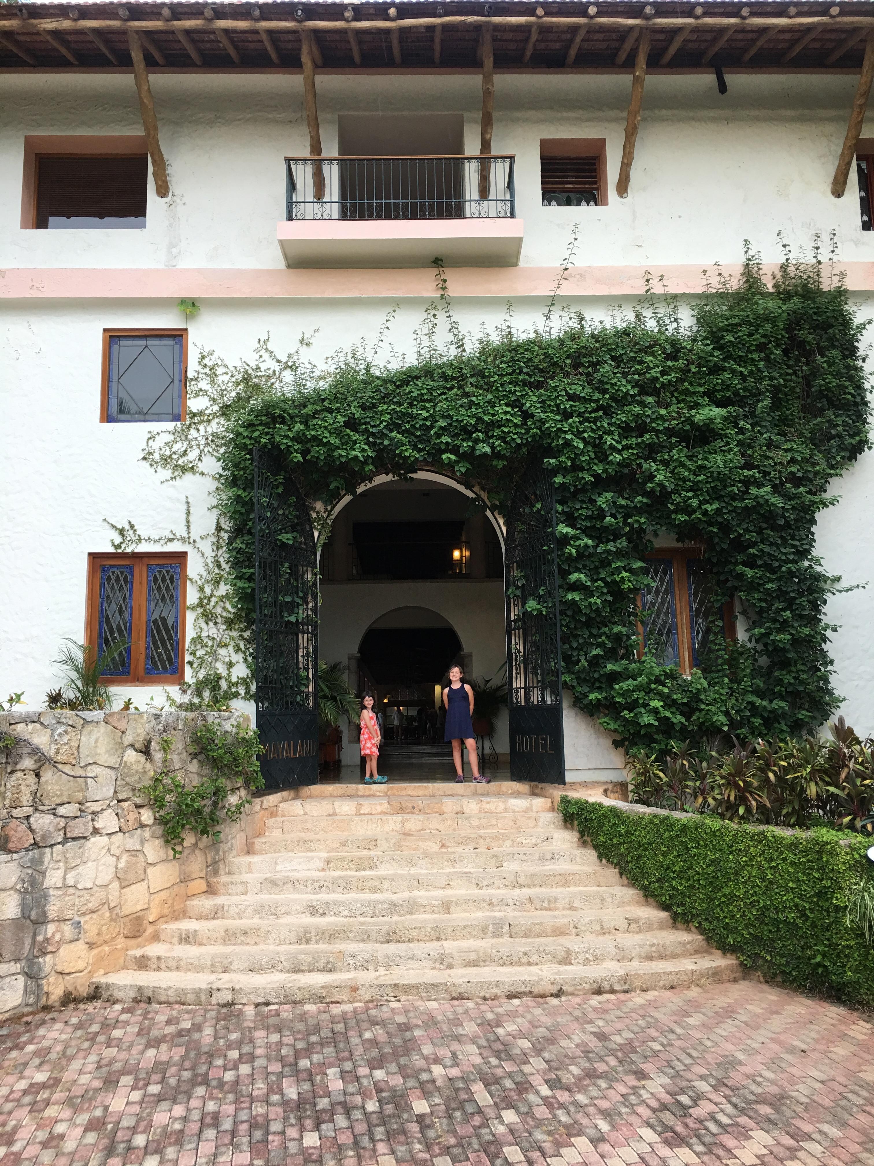 Front of hotel