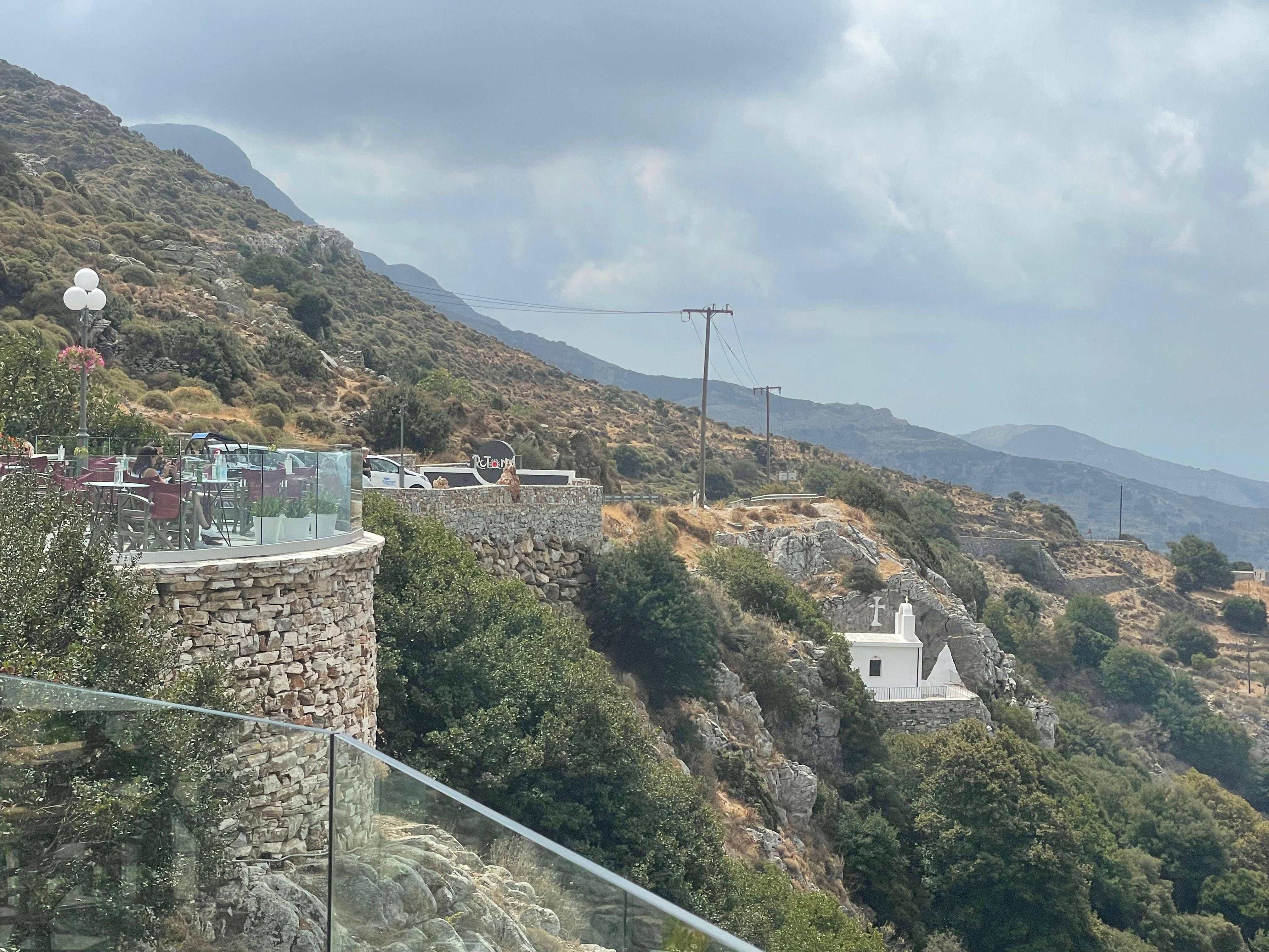 Vue du restaurant La Rotonda