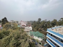 The stunning scenery of Shillong from the top floor of the hotel.