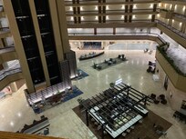 Desde el piso 5 en el interior del hotel