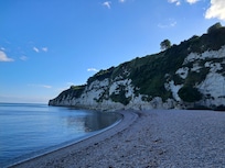 Looking towards Beer Head from Beer Beach