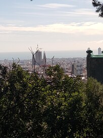 Barcelone vue depuis le parc Guell.