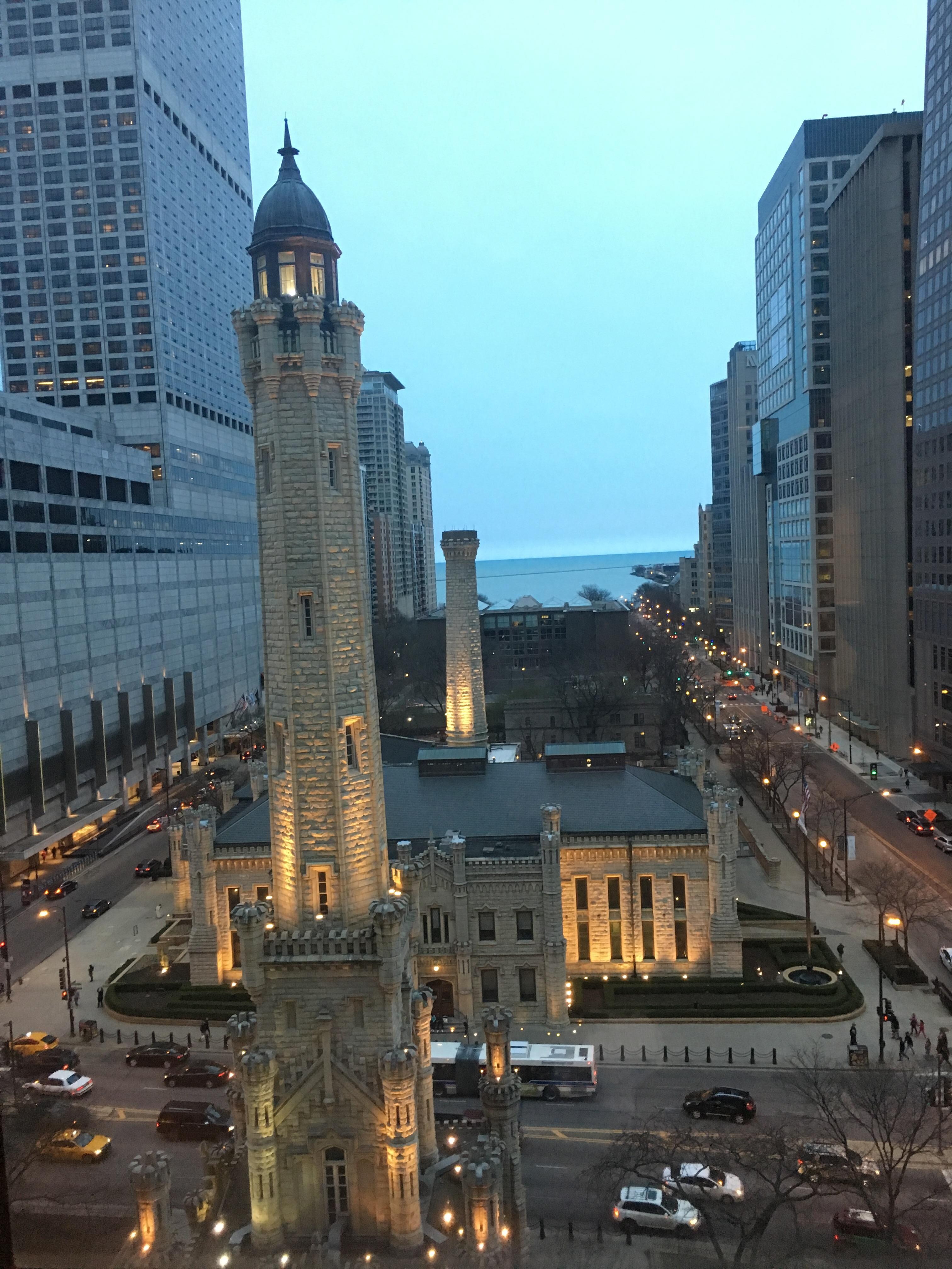 Our view from our upgraded room