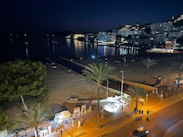 Abendliche Stimmung vom Balkon