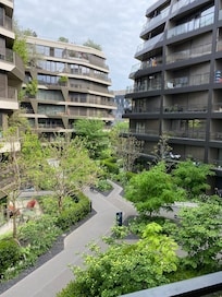 Daytime view from the balcony