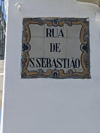 Watch for this sign down behind Cathedral. Keep walking to the left.