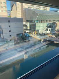 View on the canal from the room