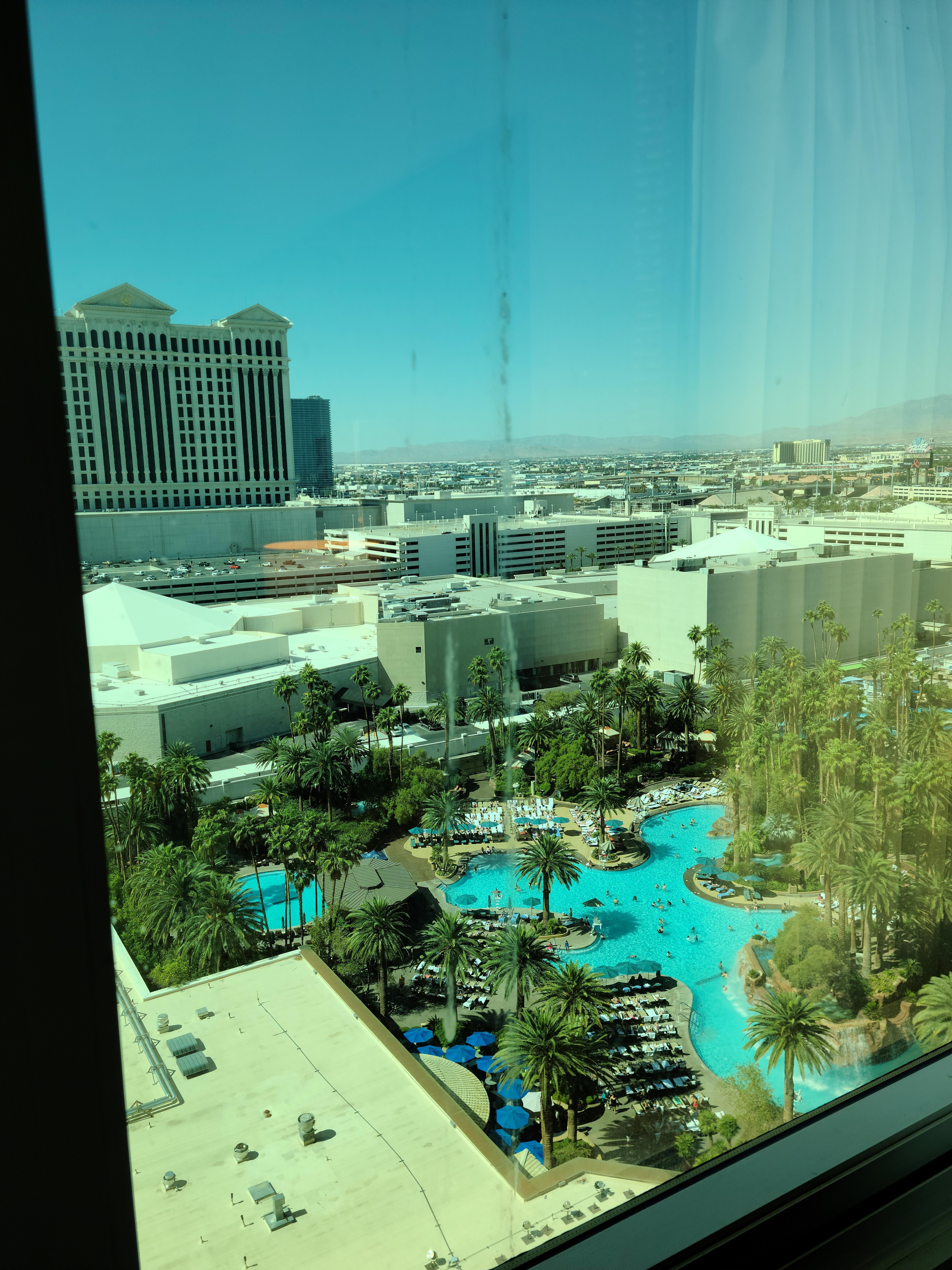 Pool area was nice.  Windows need a washin