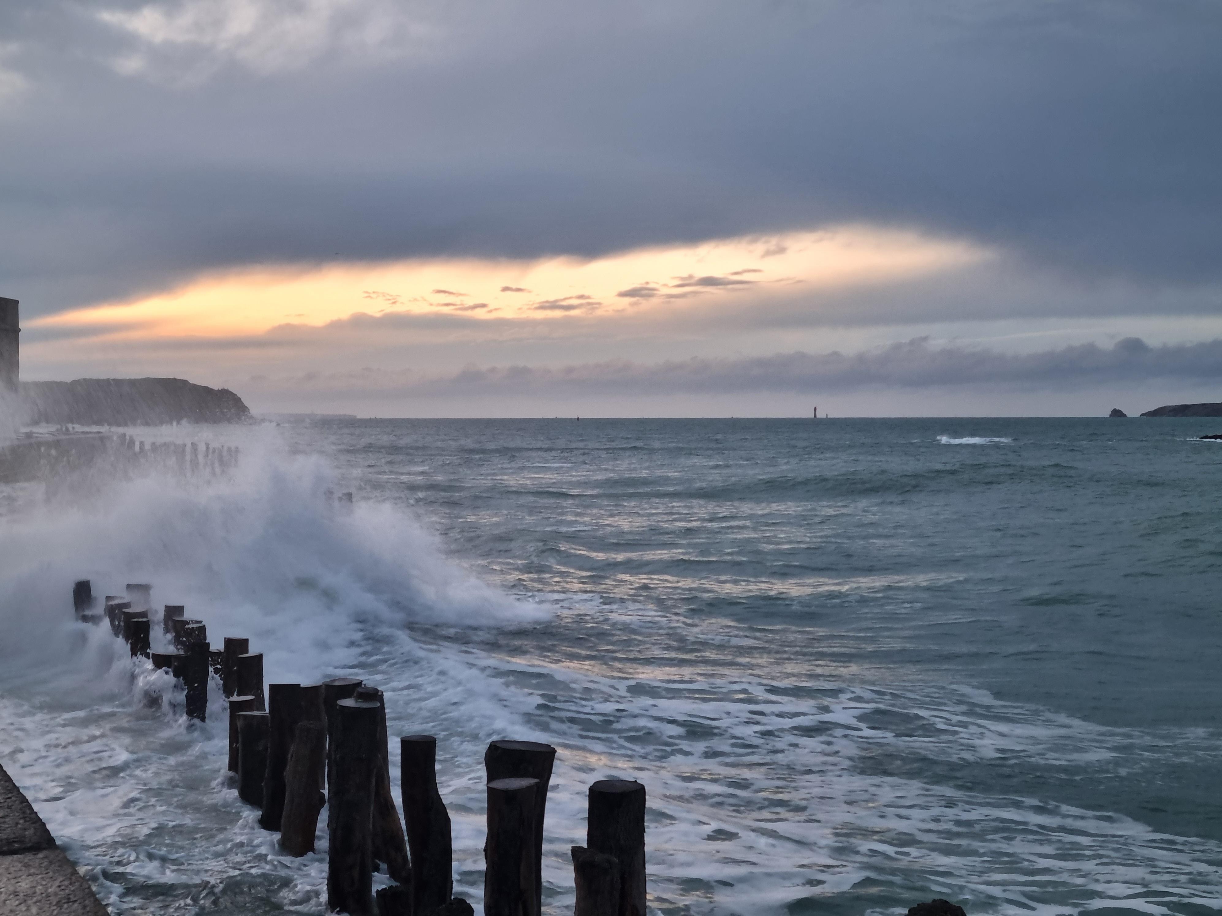 Grandes marées du 28/10/2023 à Saint Malo