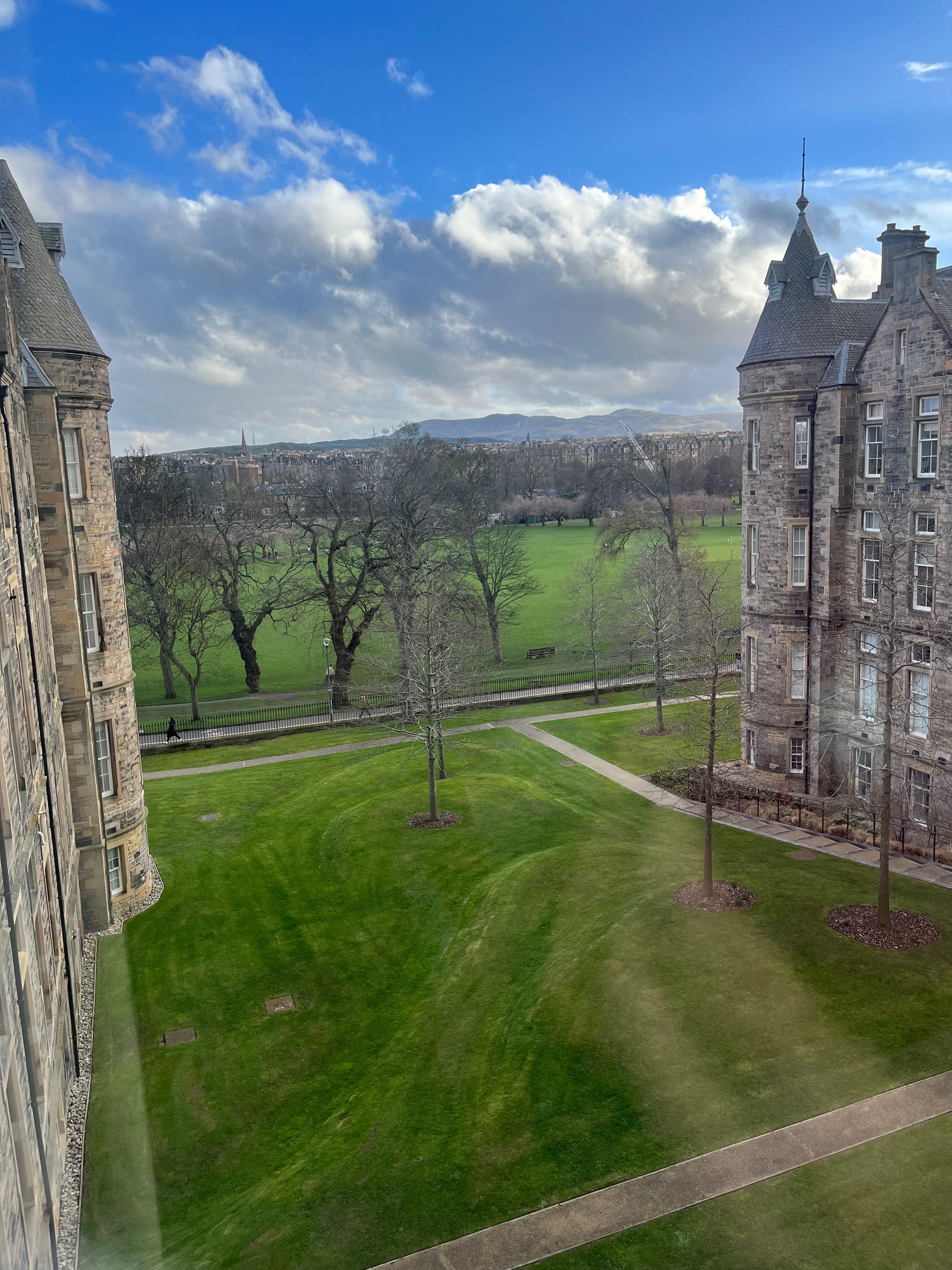 View over to Marchmont 