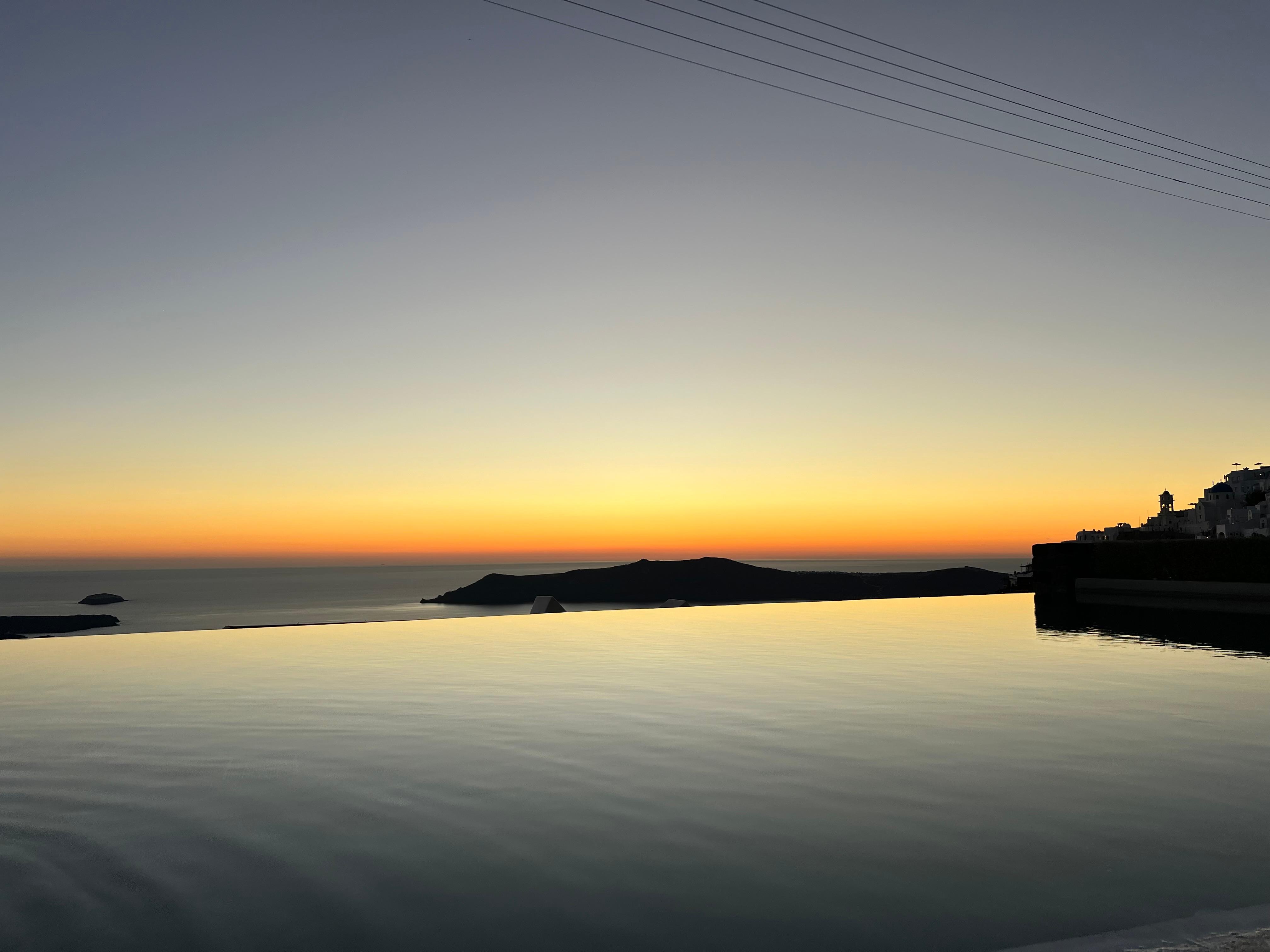 Infinity Pool at sunset