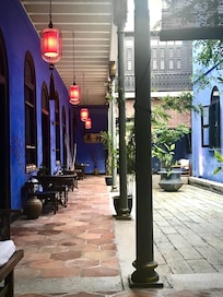 房間外的庭園。