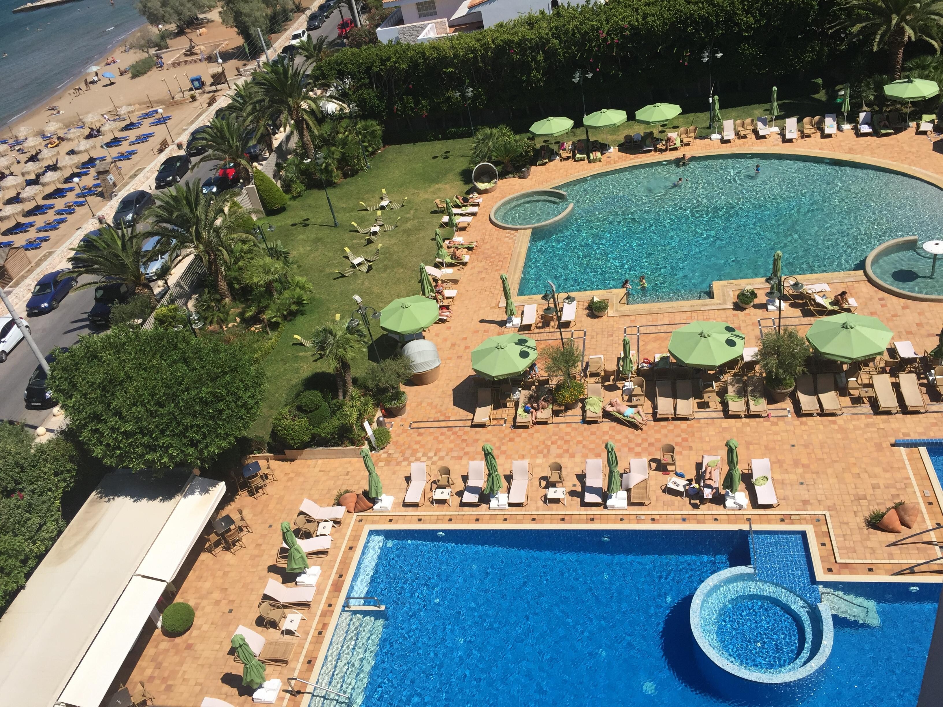 View of pools from our room