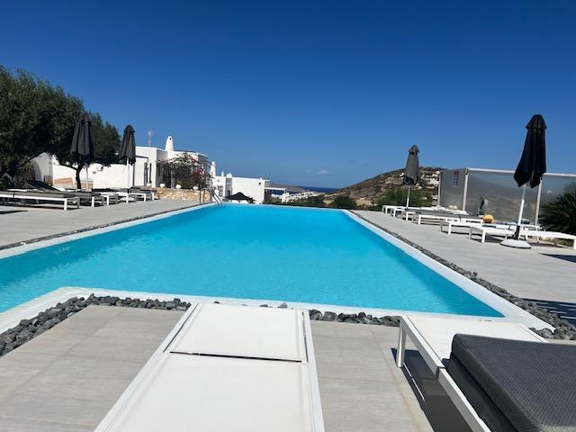 Outdoor pool area