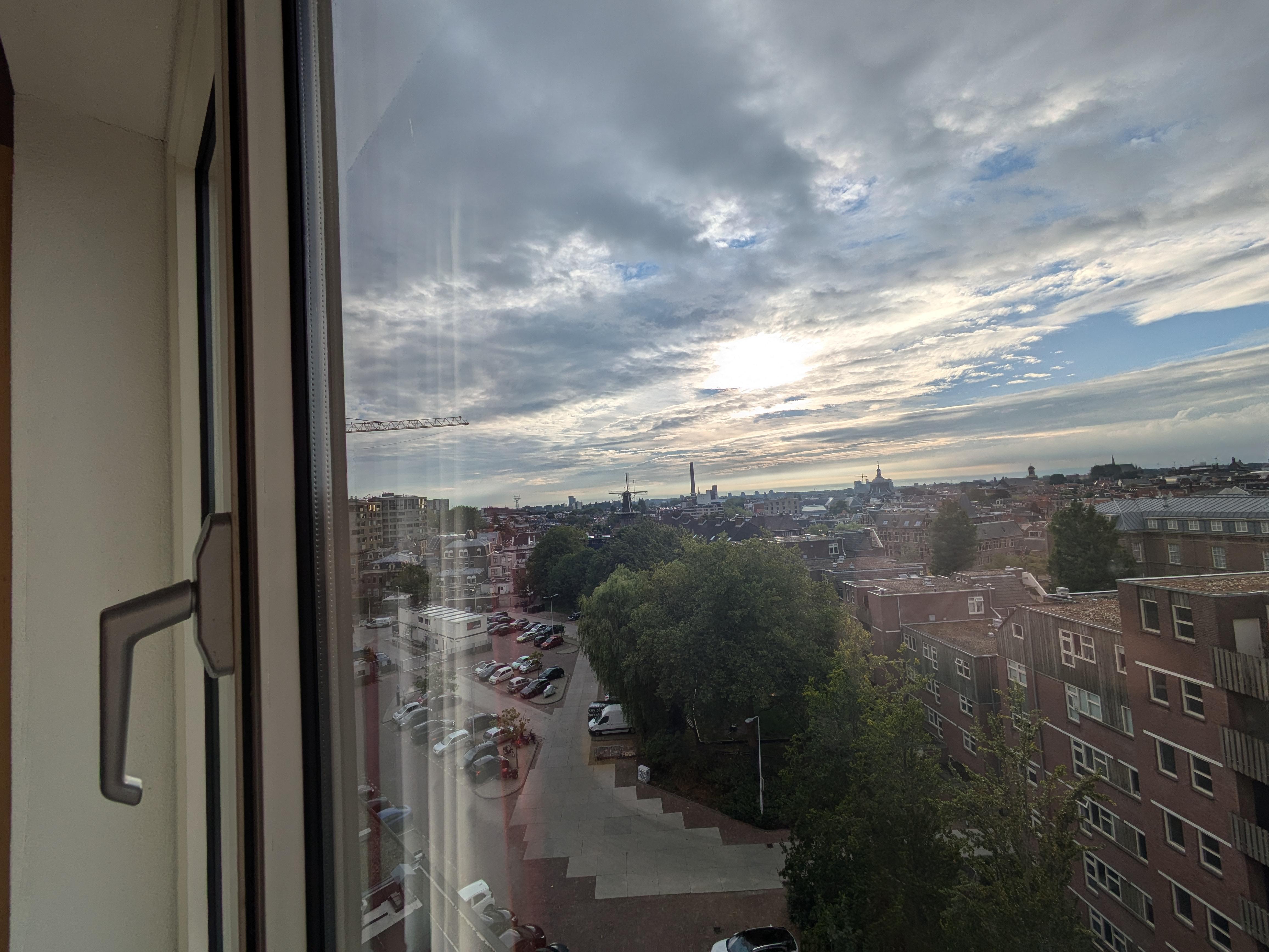 View of Leiden from our room (5th floor)