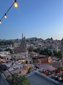 Aussicht aus dem Hotel Carus