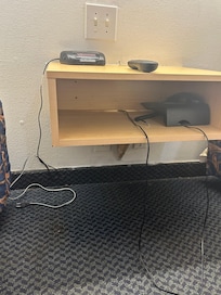 Bare walls and everything unplugged