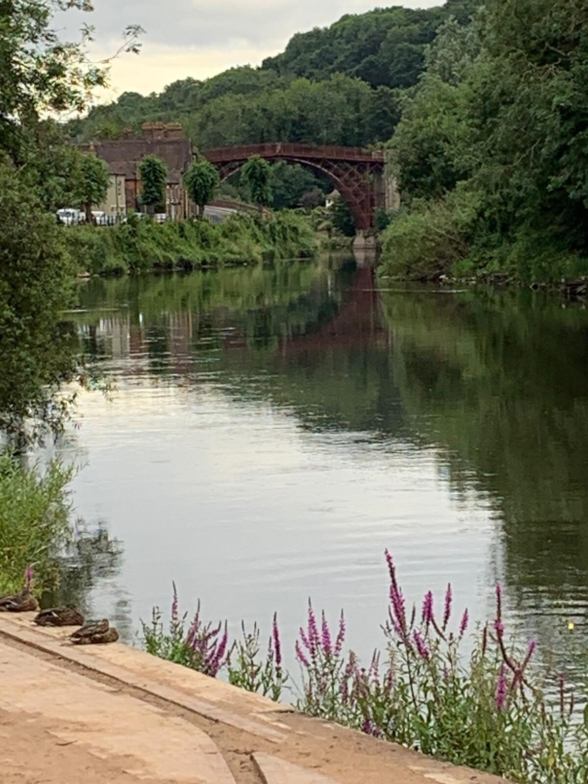 The riverside walk