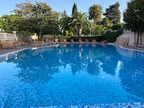 Vue de la terrasse du restaurant