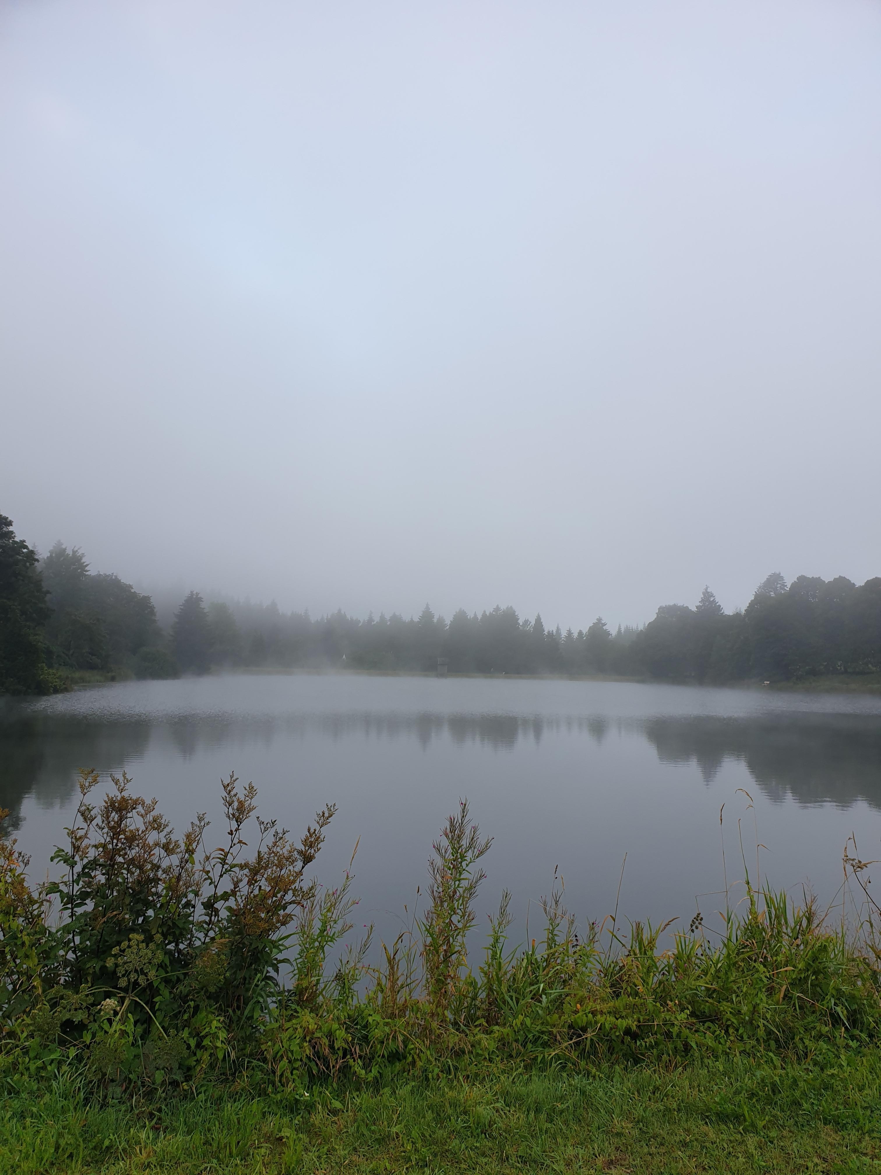 Der See direkt vorm Hotel