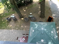 Blick aus unserem Zimmer