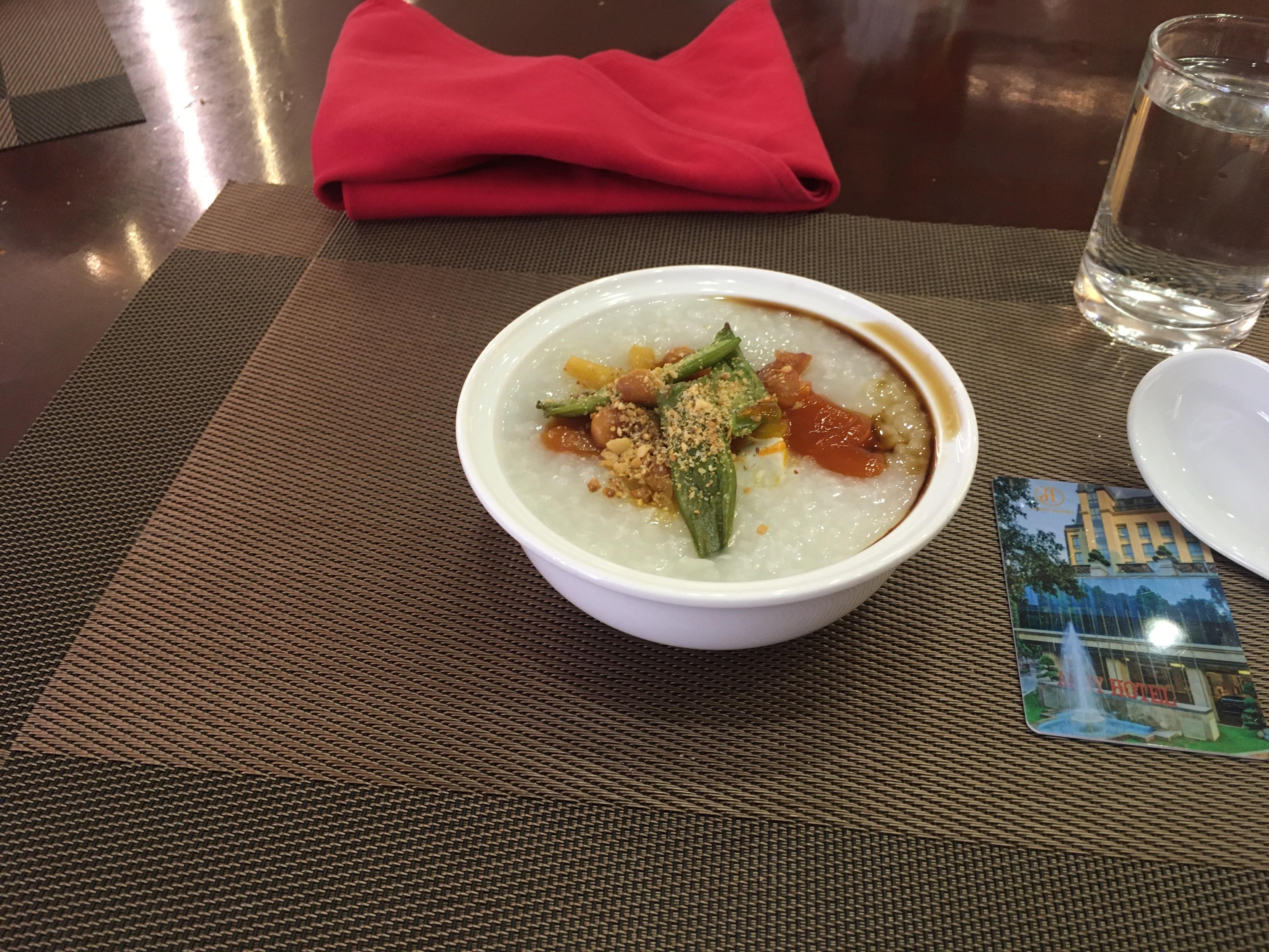 Congee porridge - fab breakfast 