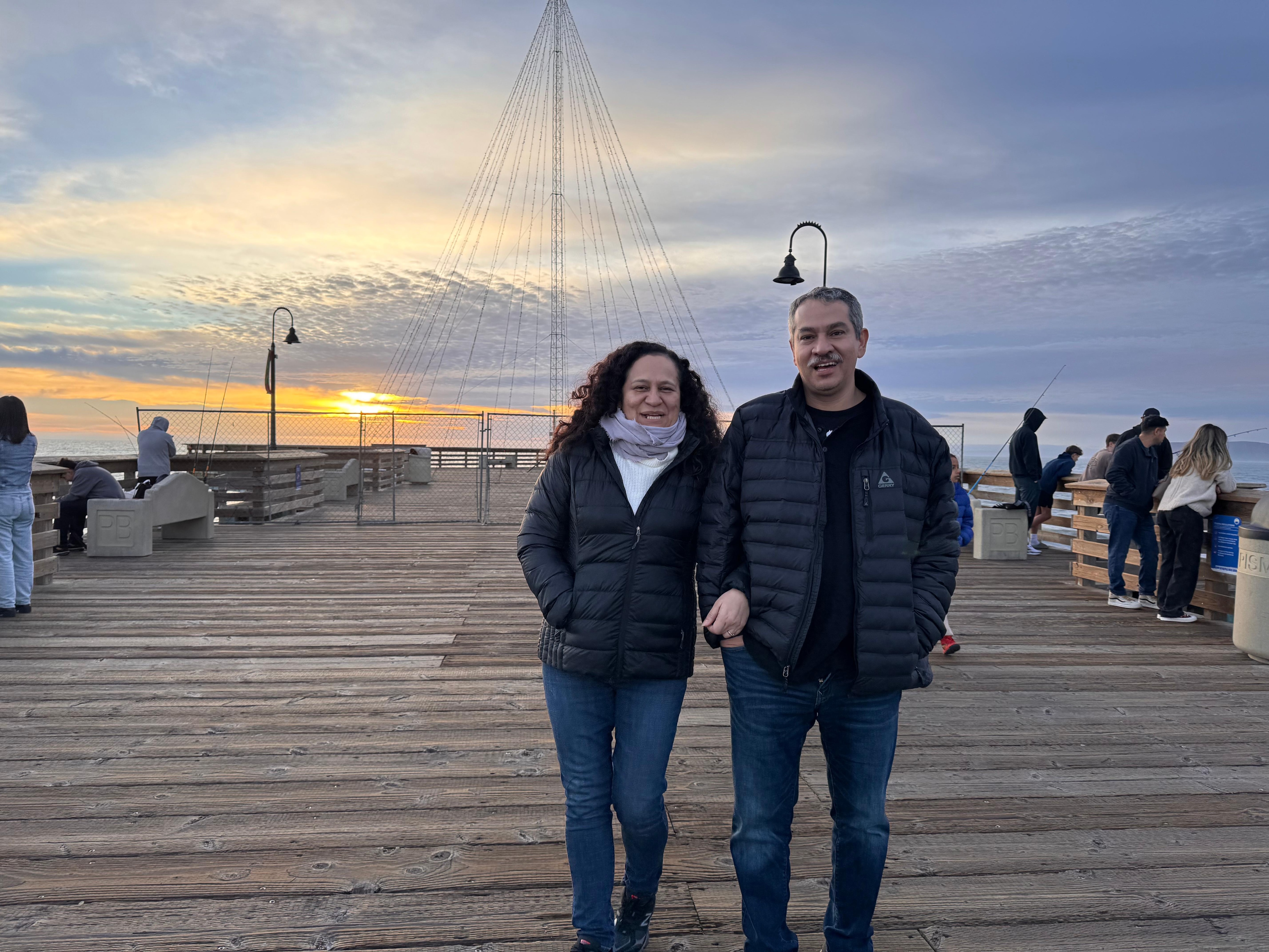 My Friends enjoy Pismo Beach 