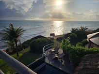 Nascer do sol, vista do quarto.