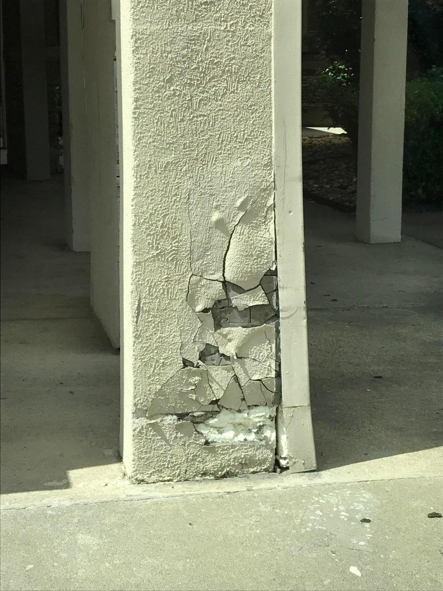 Building falling apart