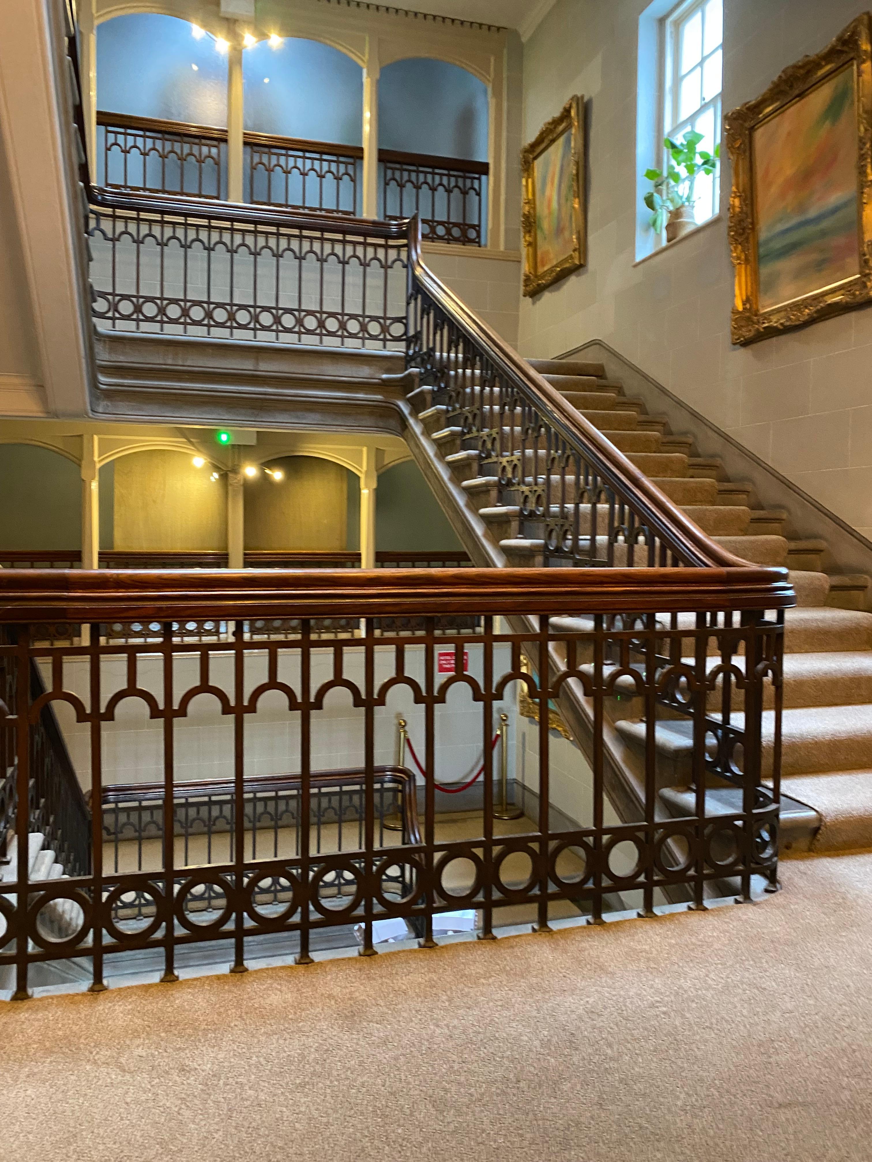 Staircase to our accommodation