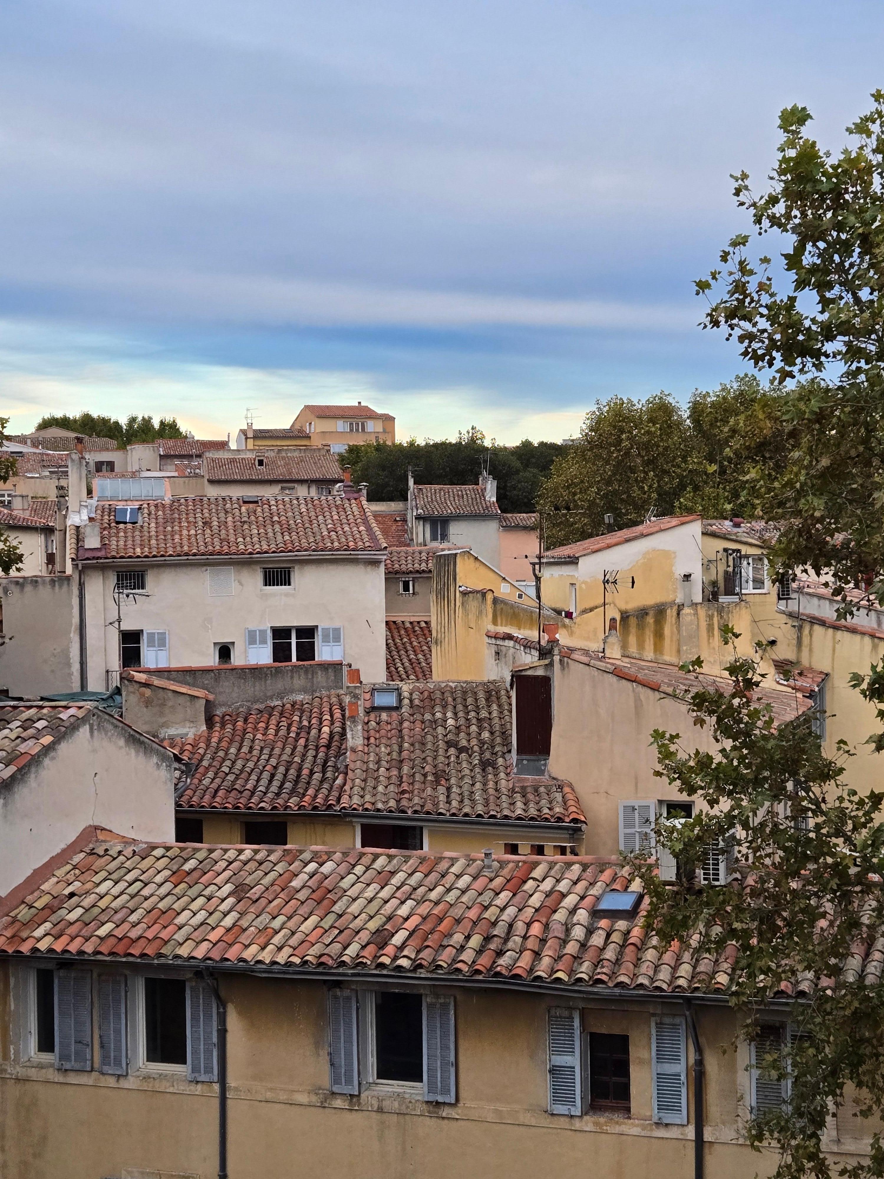 Aix en Provence from rooftop of Hotel Escaletto