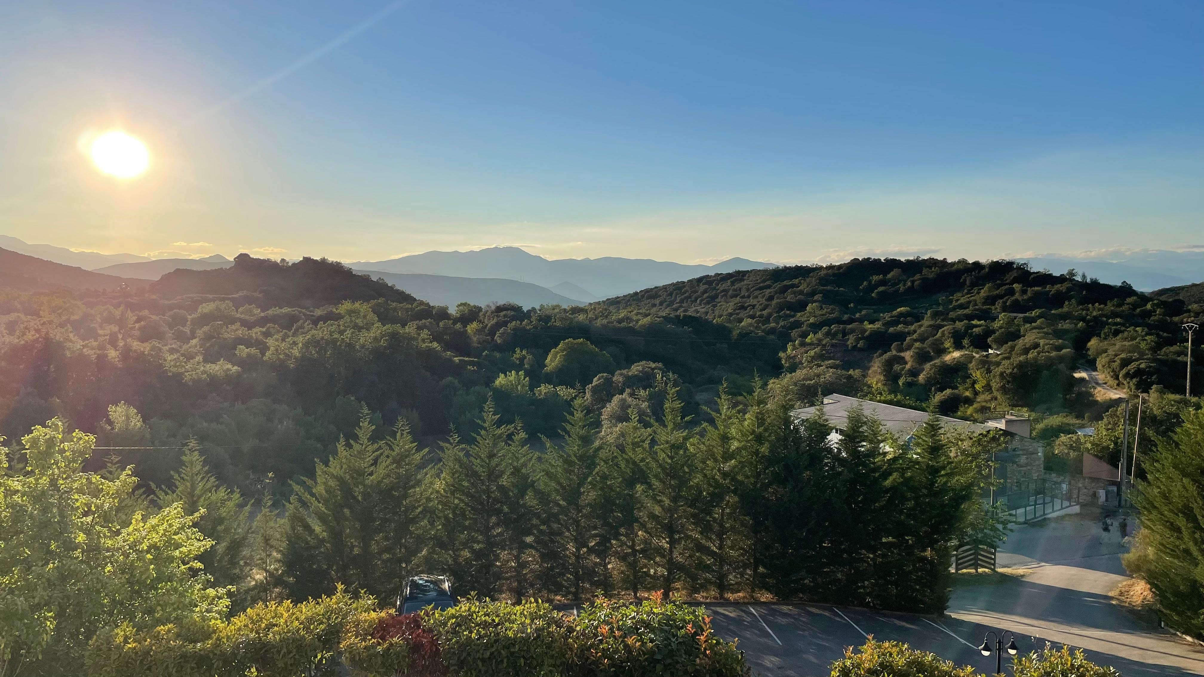Vista desde el balcón de la habitación 