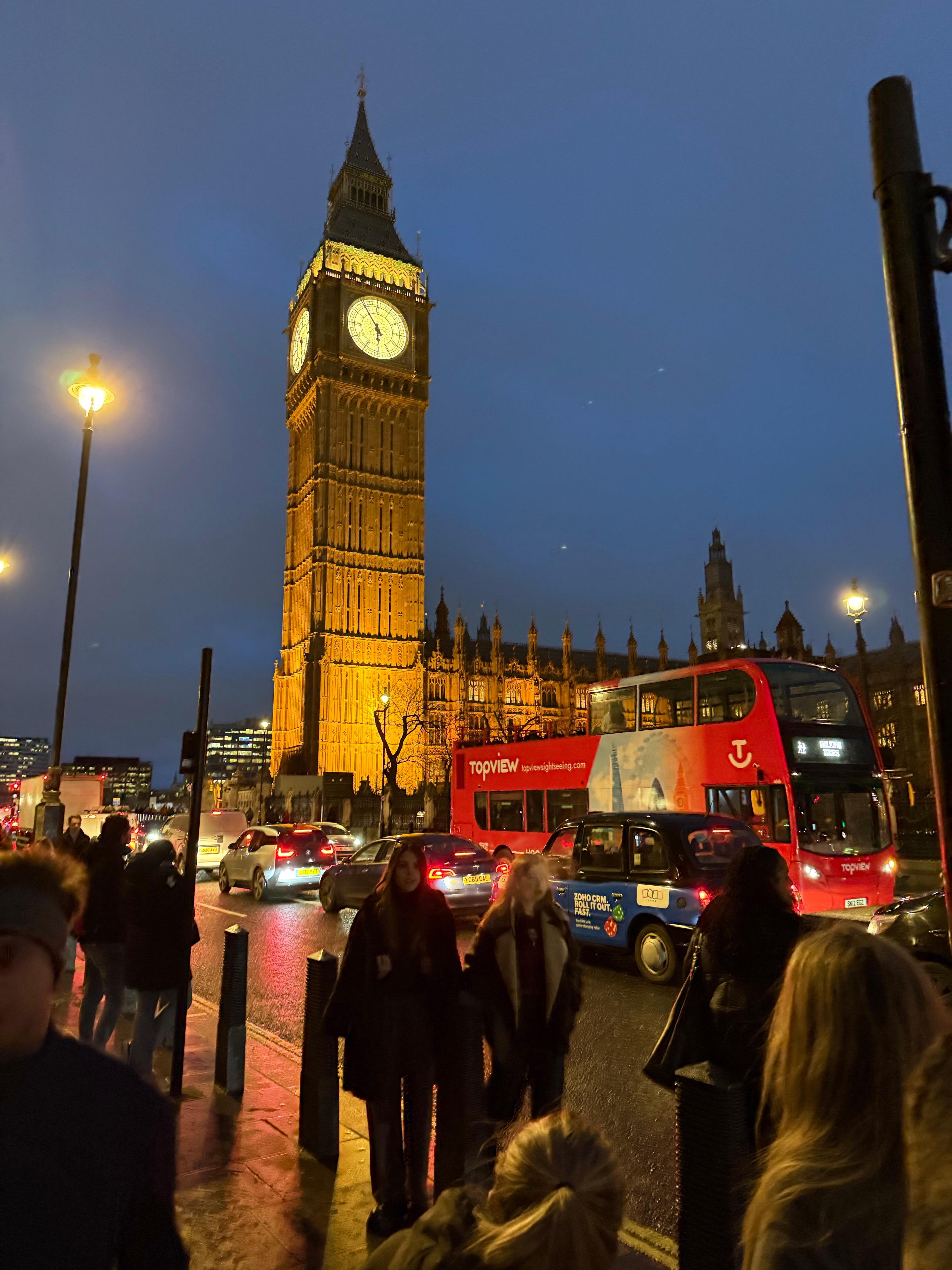 Hotel has a great view of Big Ben (Queen’s Tower)