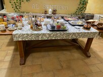 Very nice breakfast buffet with good quality coffee.