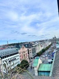View of apartment from a rooftop bar which was almost opposite apartments