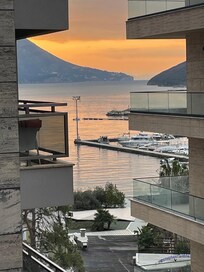 Sunrise from our 6th floor balcony